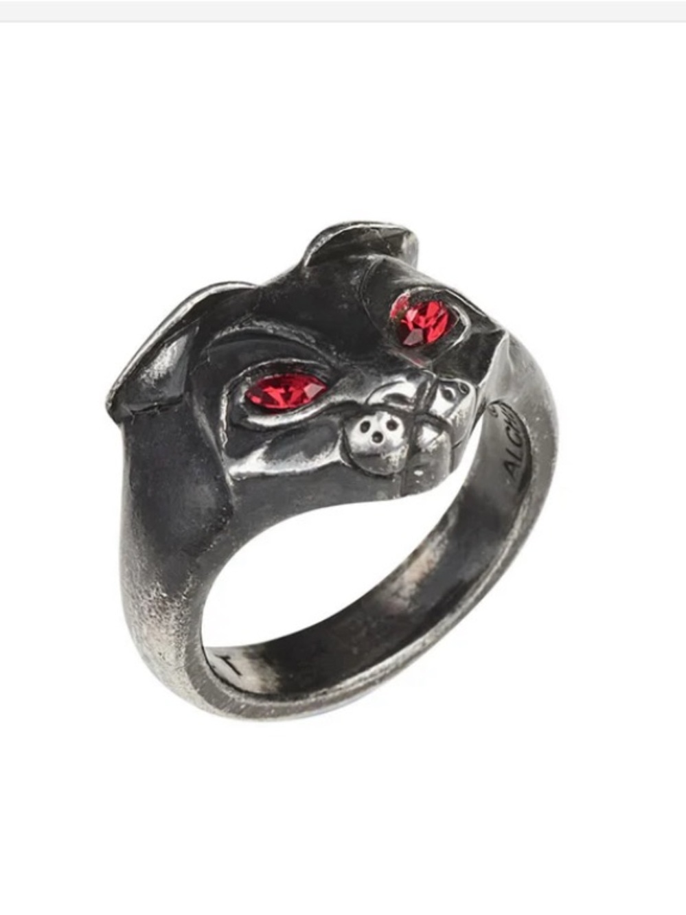 Bastet Egyptian Cat Goddess Ring - Alchemy Gothic size 7 made in UK